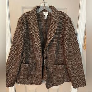 St. john’s bay Tweed Blazer Size S